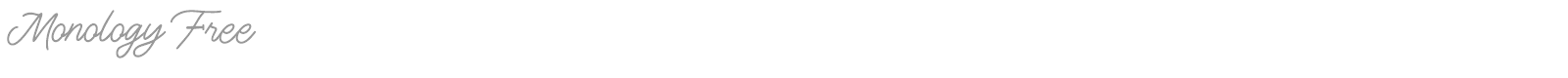 Monology font preview